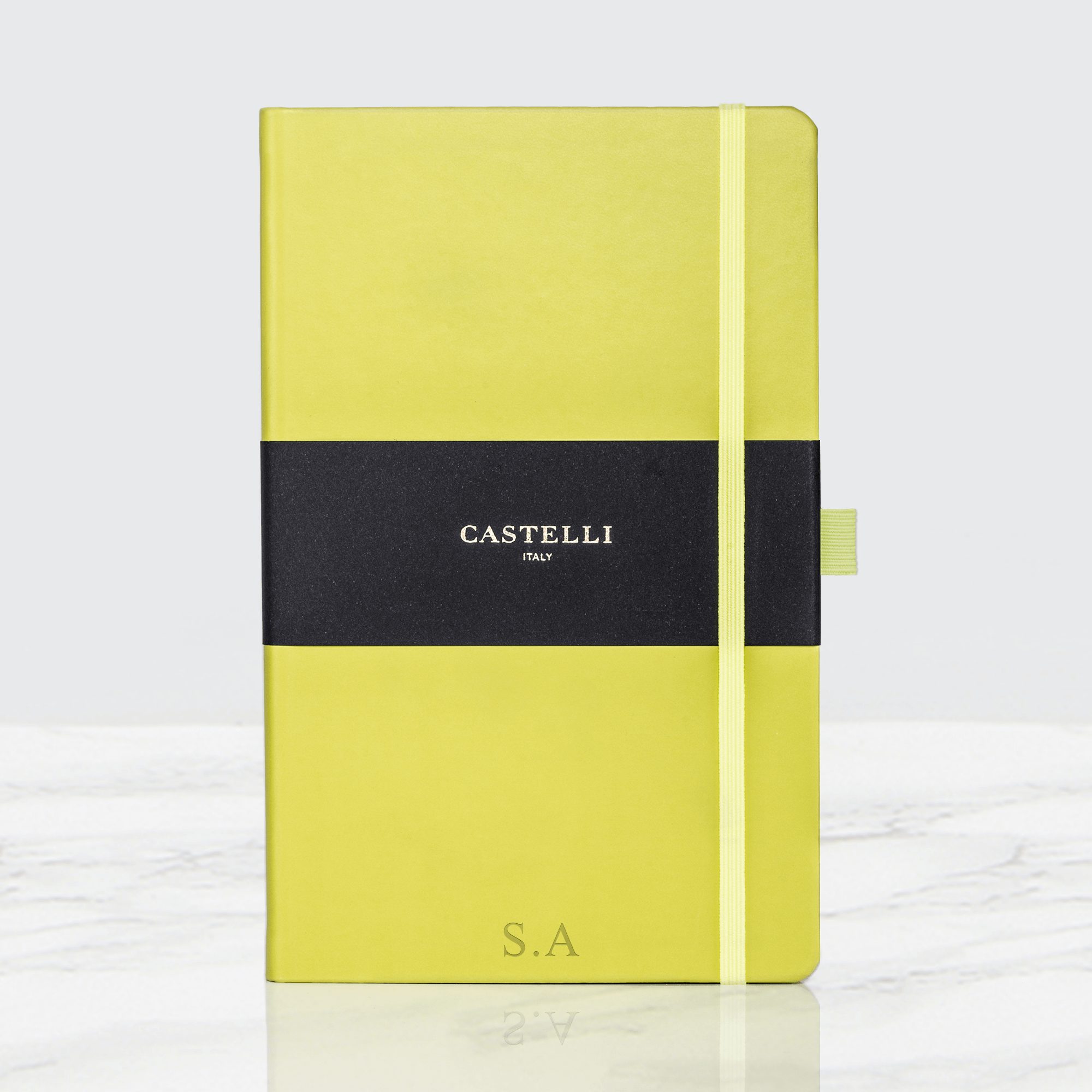 Neon Green Castelli Notebook 