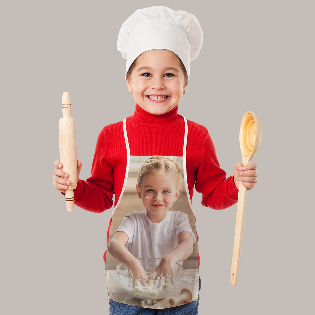 personalised Kids Photo Upload Apron