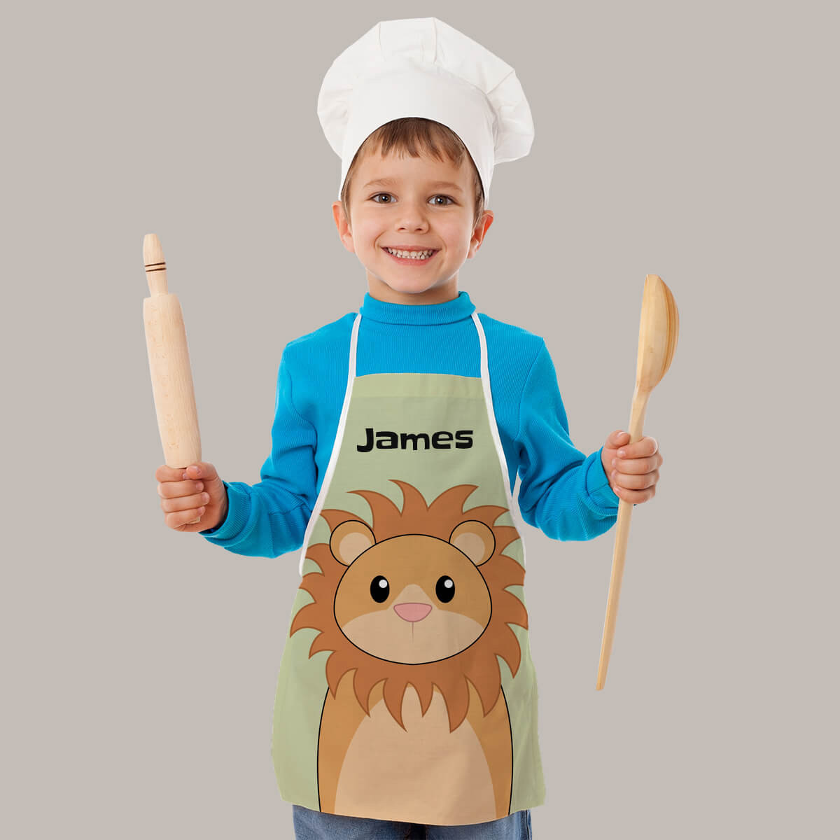 Personalised Lion Apron