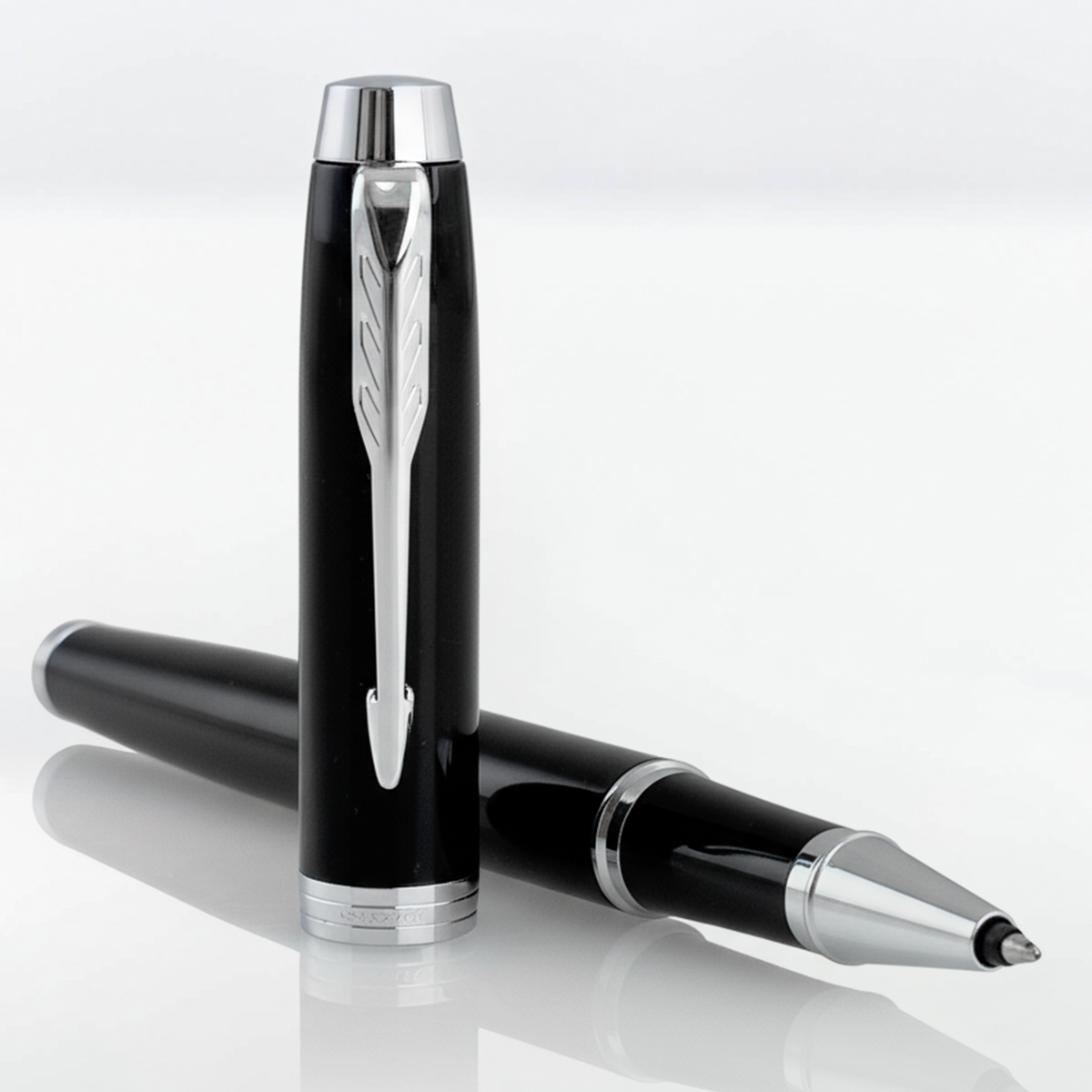 personalised Parker IM Rollerball Pen - Solid Black