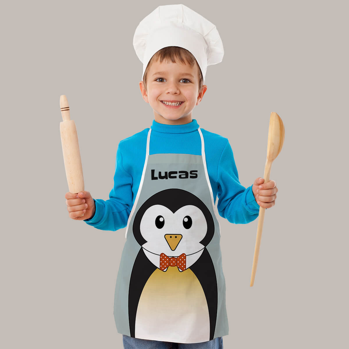 Personalised Penguin Apron