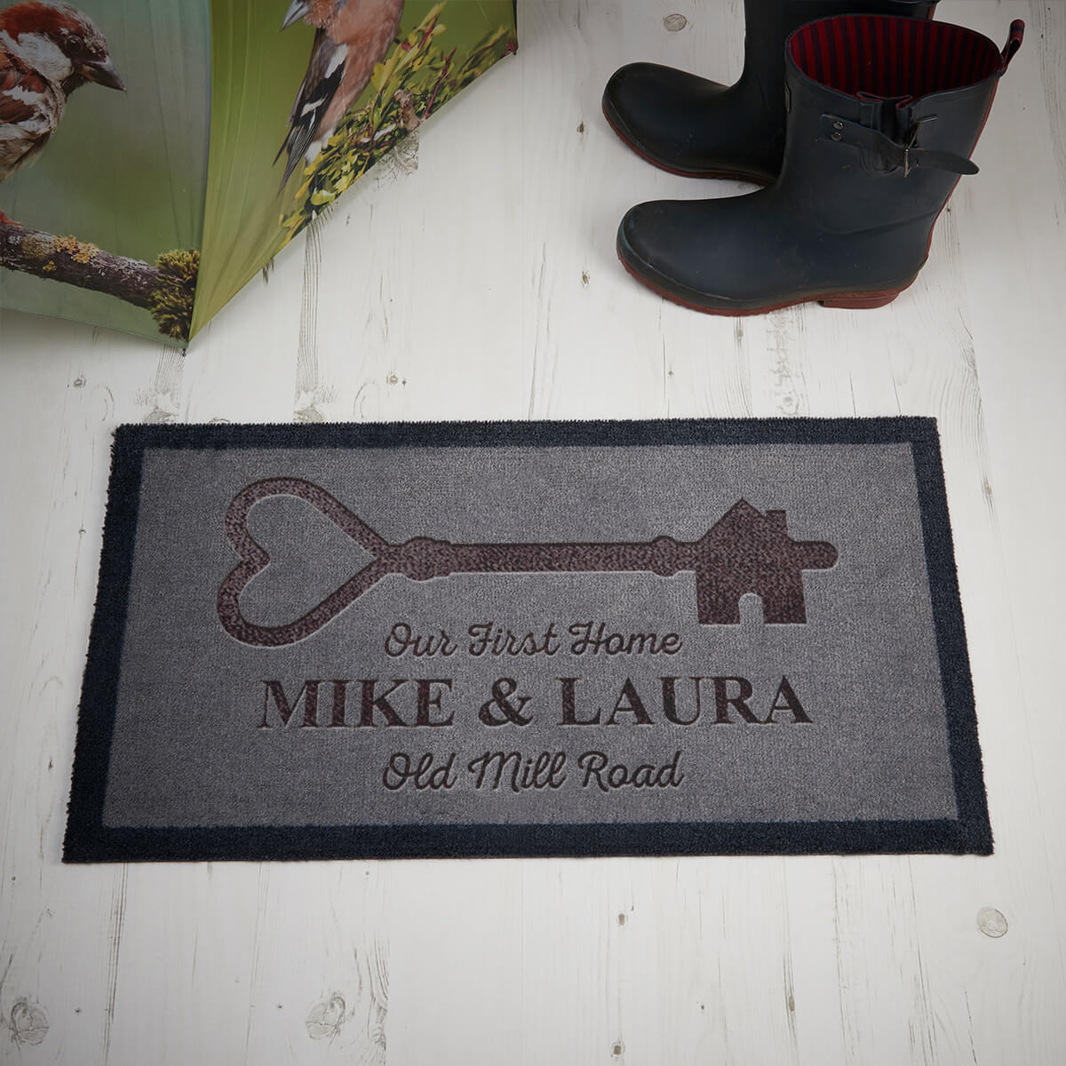 personalised first home doormat