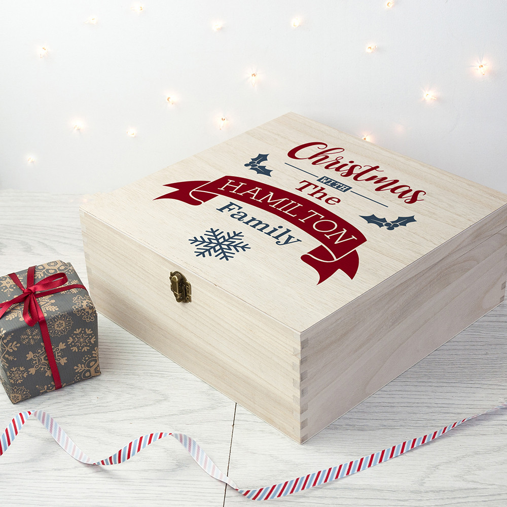 personalised Our Family's Christmas Eve Box