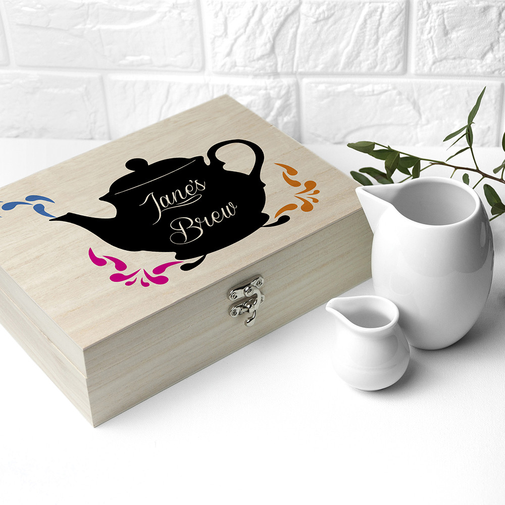 personalised My Favourite Brews Tea Box