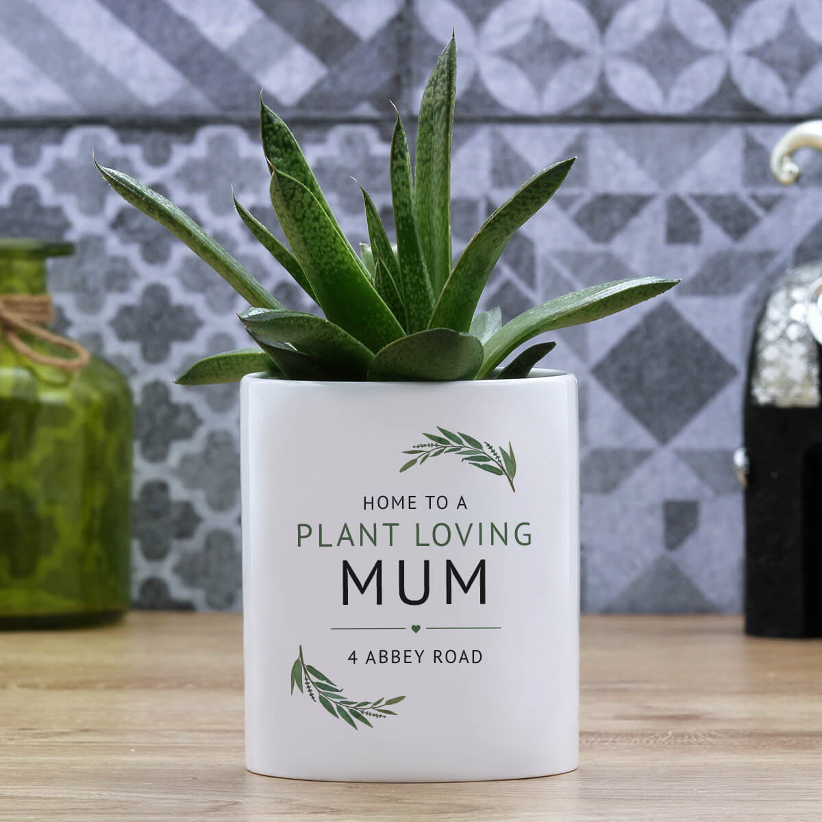personalised plant pot
