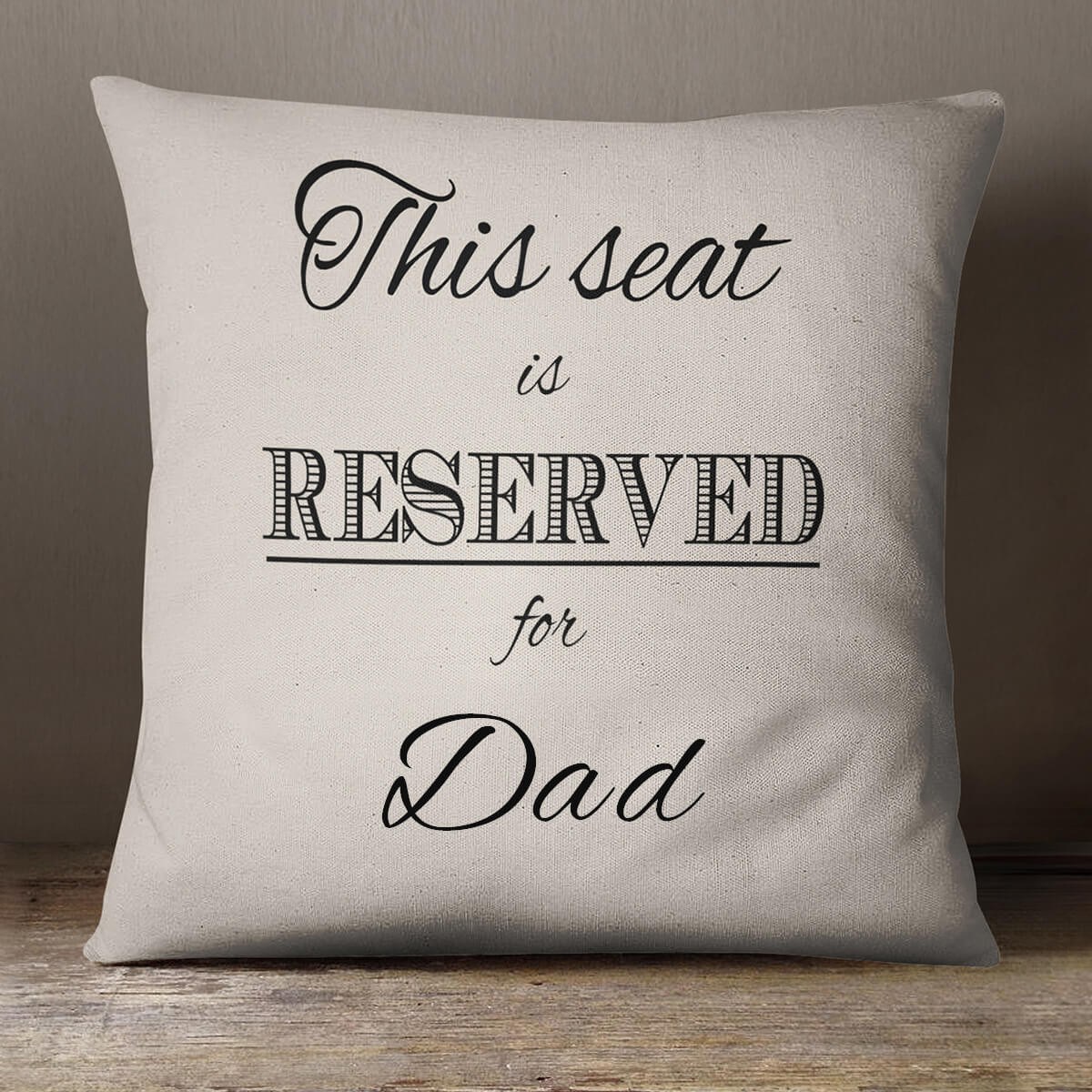 Personalised cotton deals cushion