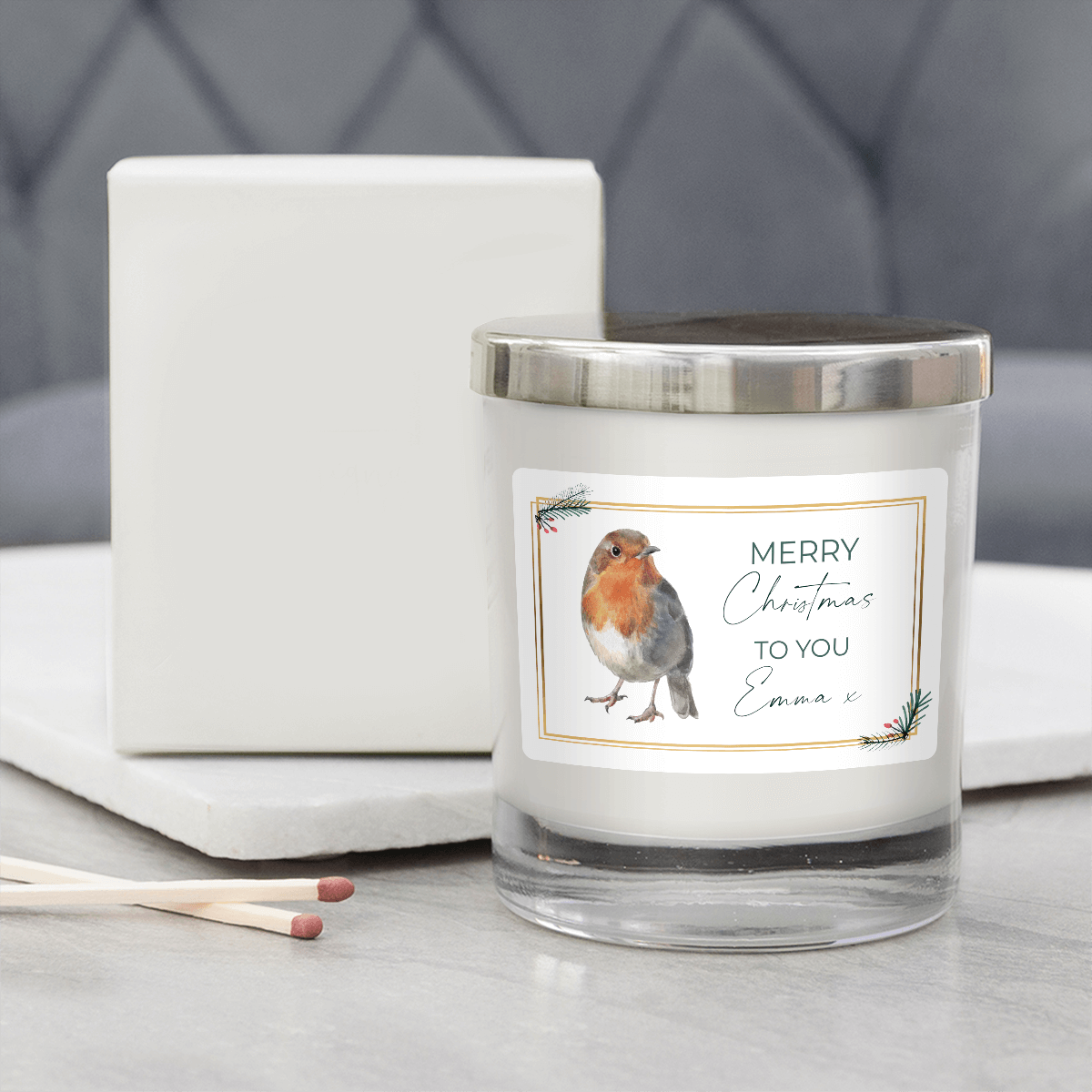 Personalised Candle
