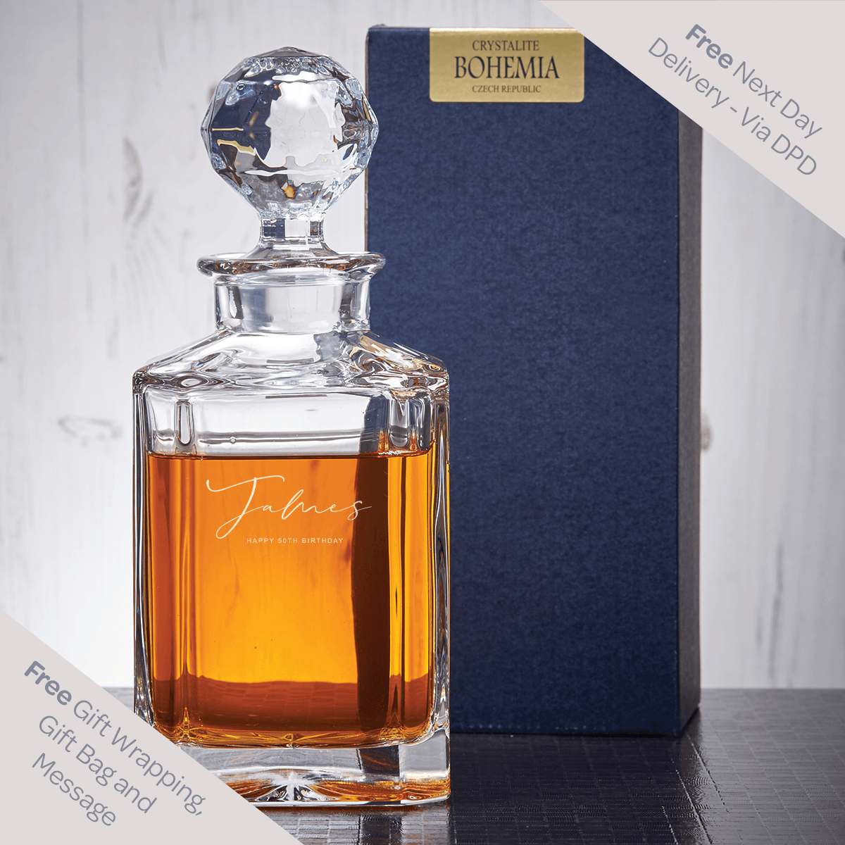 personalised decanter