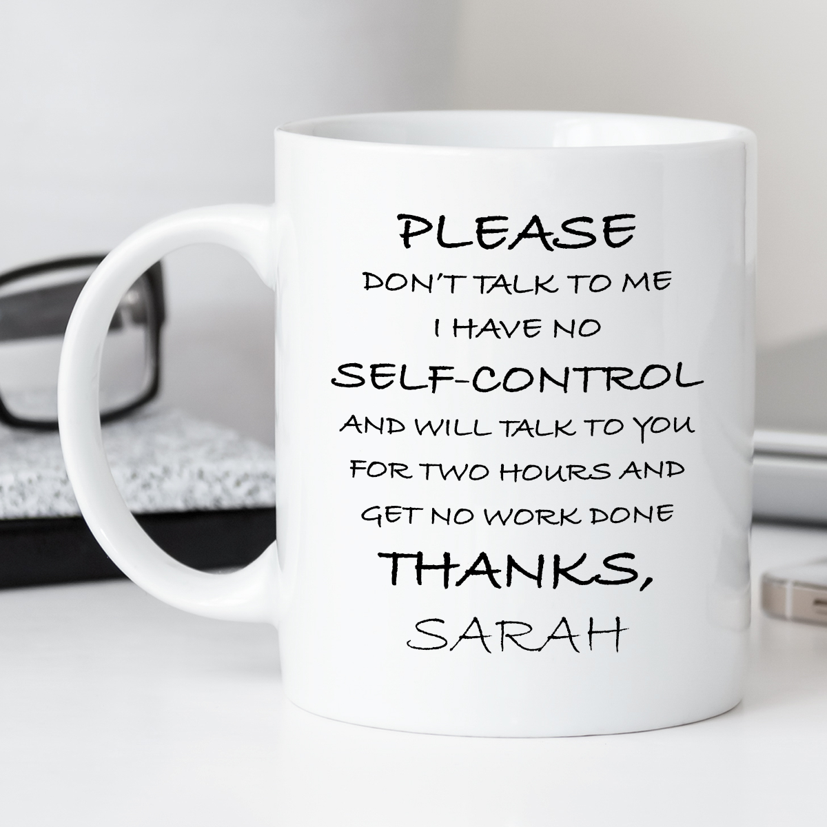 No Self Control Durham Mug
