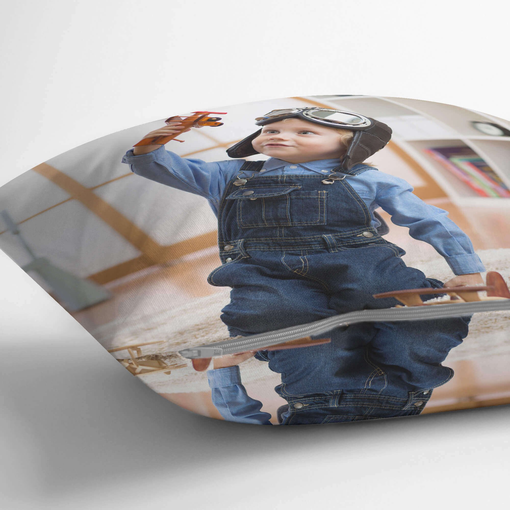 personalised Double Sided Photo Cushion 18x18"