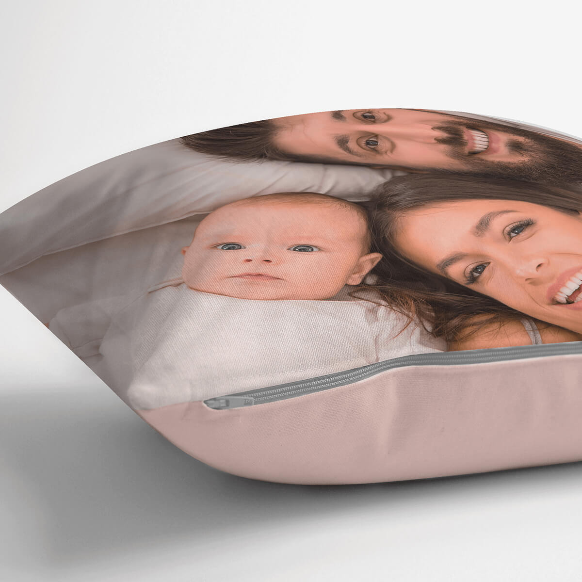 personalised Single Sided Photo Cushion 12x12"