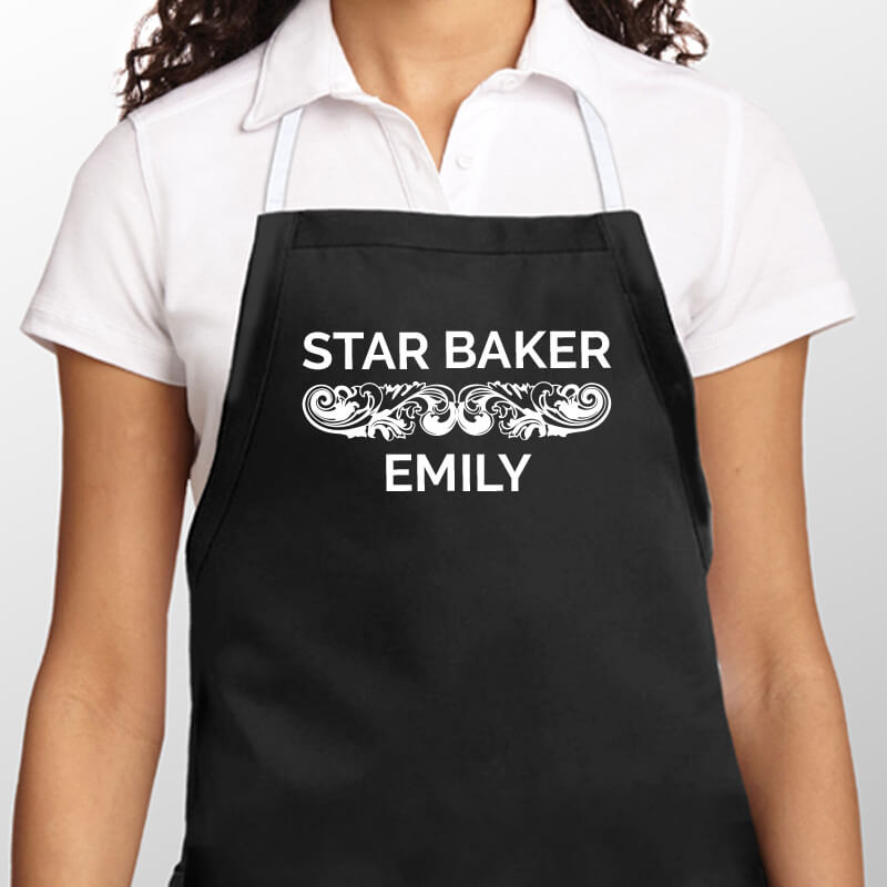 personalised Star Baker Apron