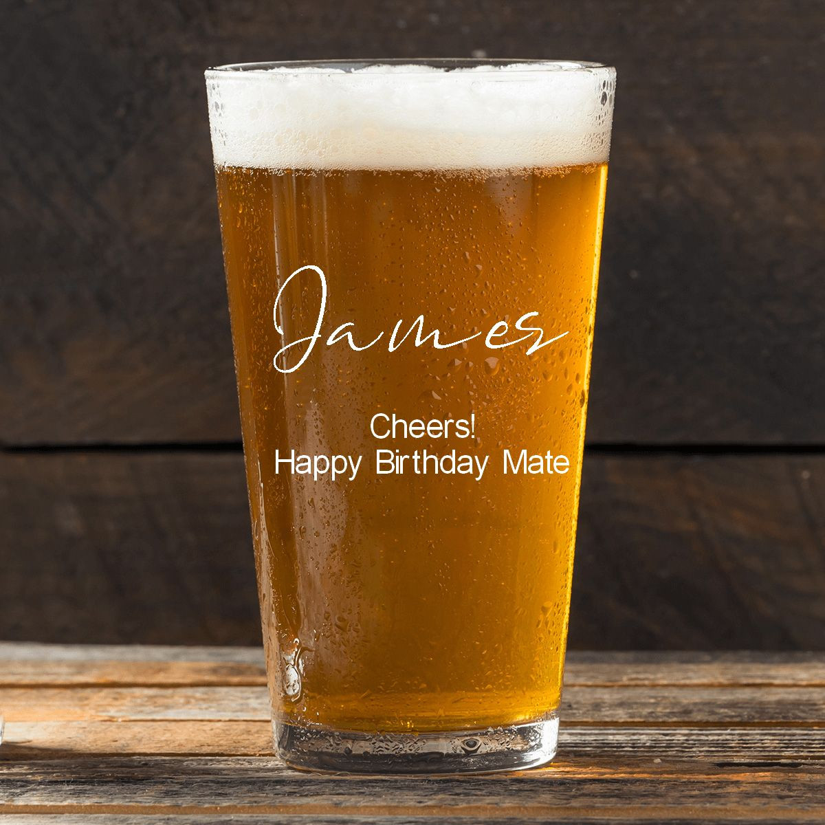 Personalised Pint Glass