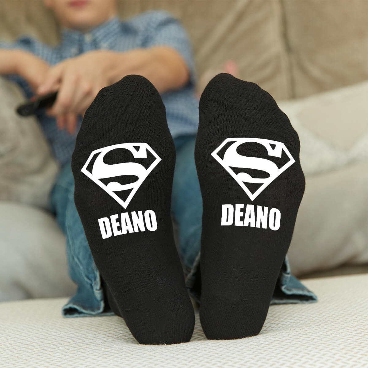 personalised super name socks