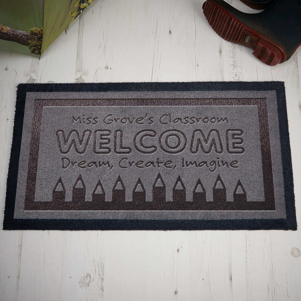 personalised Teacher's Classroom Doormat