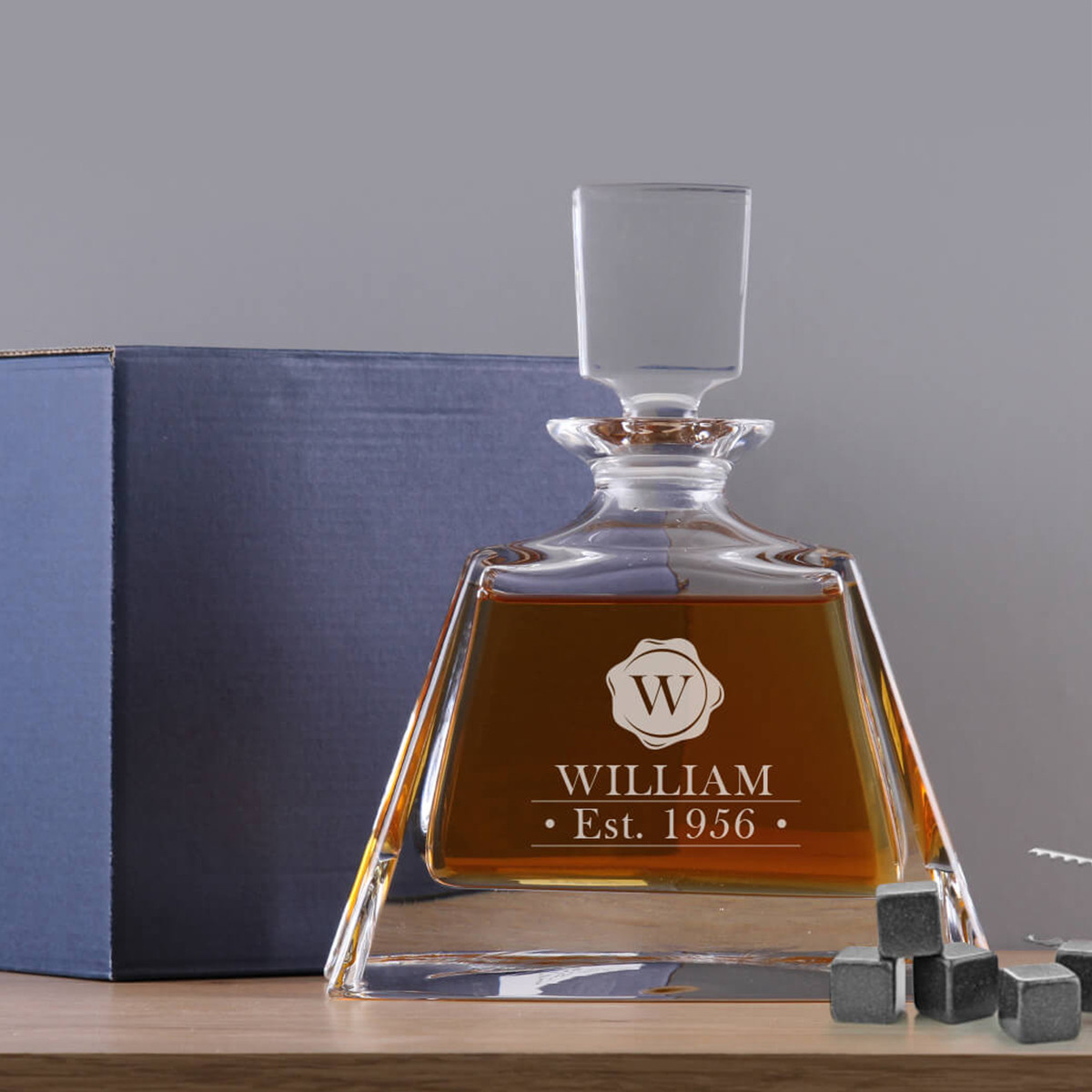 Personalised spirit decanter