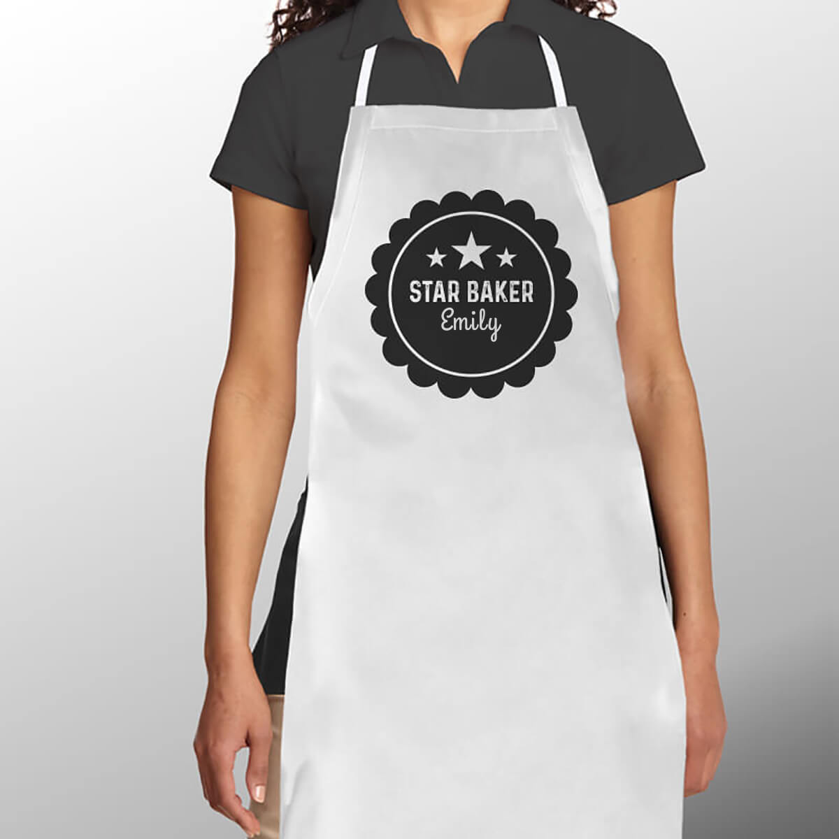 personalised Star Baker Women's Apron