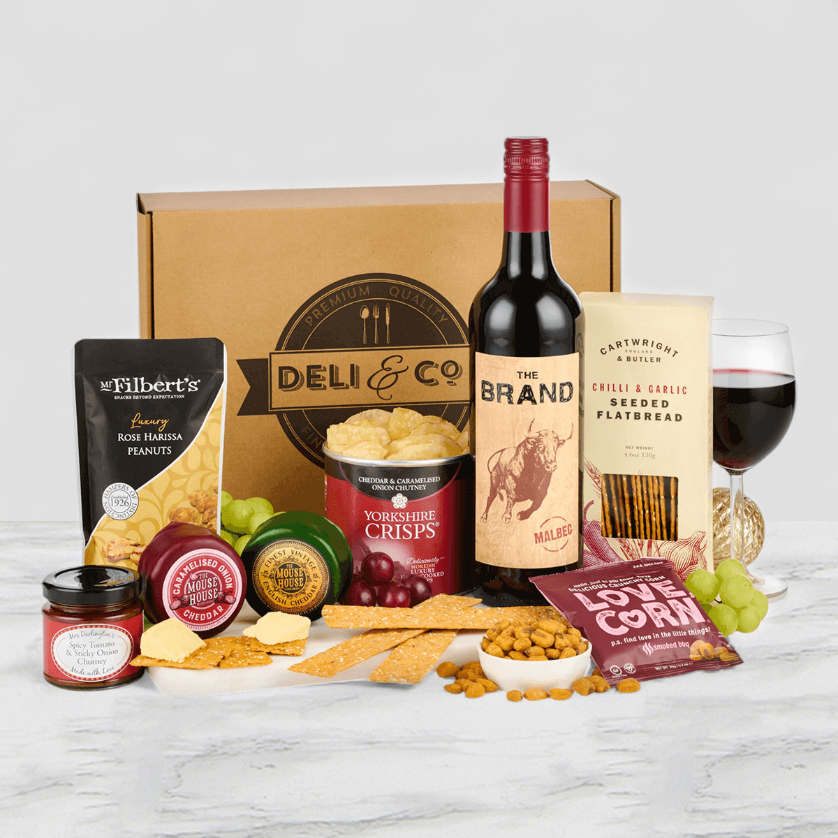 Personalised Wine and Cheese Hamper