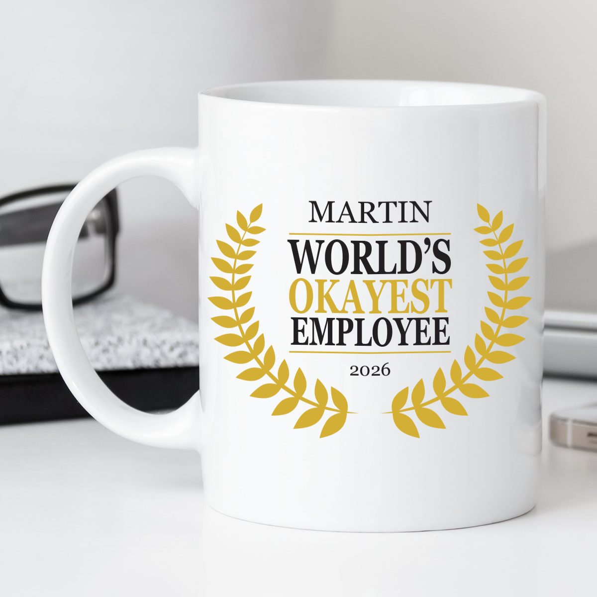 World's Okayest Employee Durham Mug 