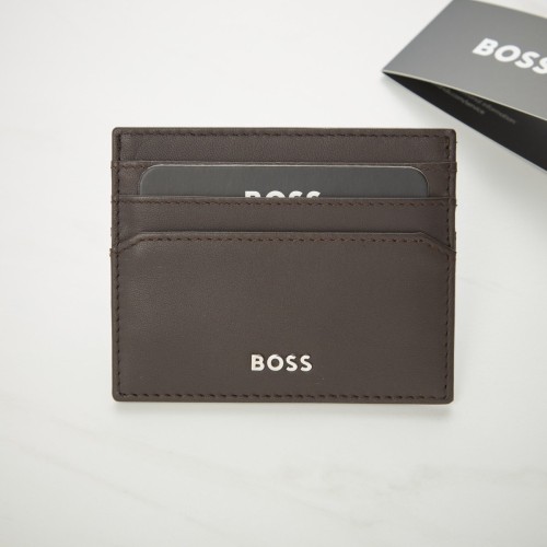 Hugo Boss Classic Smooth Brown Card Holder