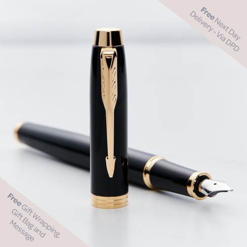 personalised Parker IM Fountain Pen Black