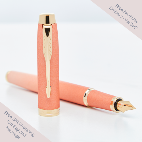 Parker IM Rituals Orange Gold Trim Fountain Pen 
