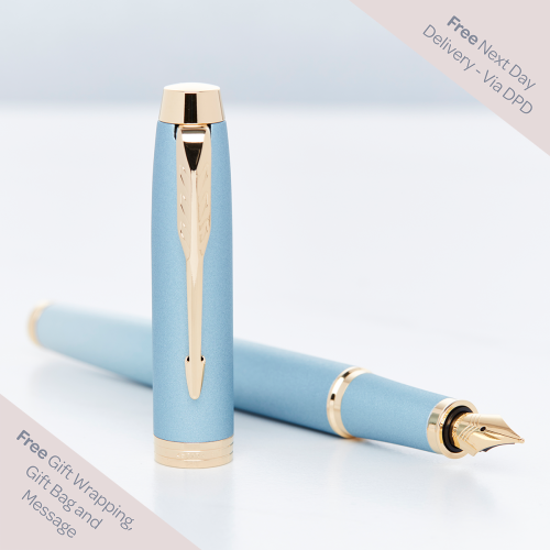 Parker IM Rituals Turquoise Green Gold Trim Fountain Pen