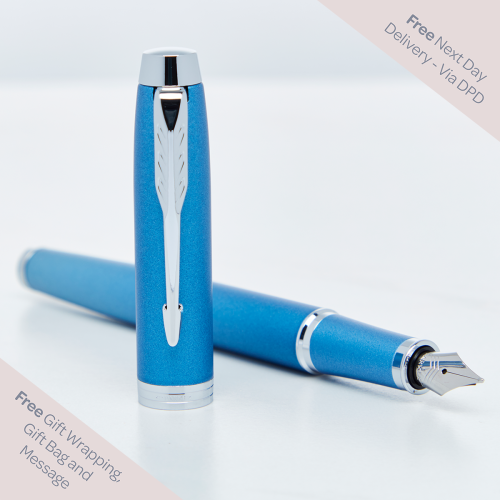 Parker IM Rituals Blue Chrome Fountain Pen