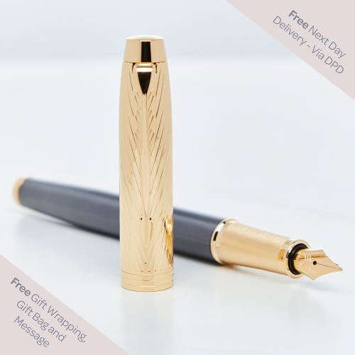 Parker IM Premium Pionerrs Collection Arrow Gold Trim Fountain Pen