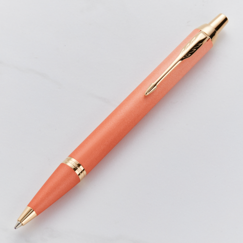 Parker IM Rituals Orange Gold Trim Ballpoint Pen