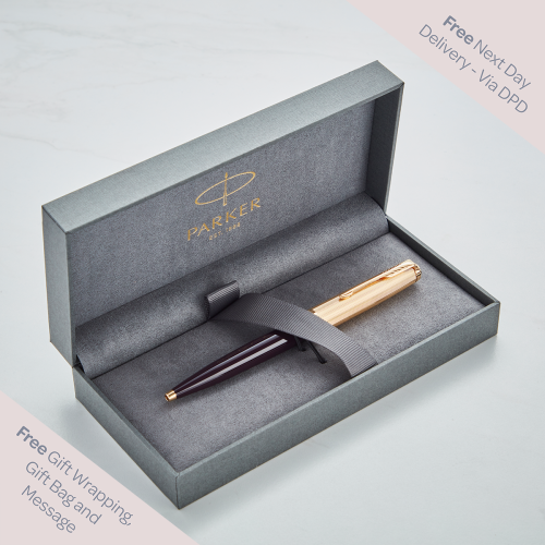 Parker 51 Deluxe Plum Ballpoint Pen 