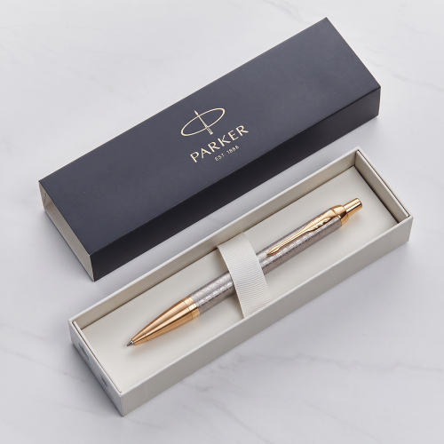 Parker IM Premium Warm Grey Ballpoint Pen