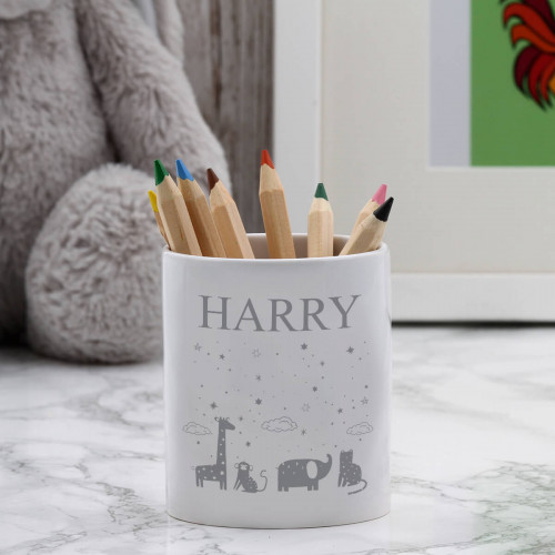 personalised starry nights pot