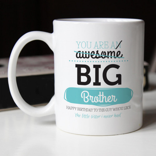 Personalised Awesome Sarcastic Brother Durham Mug