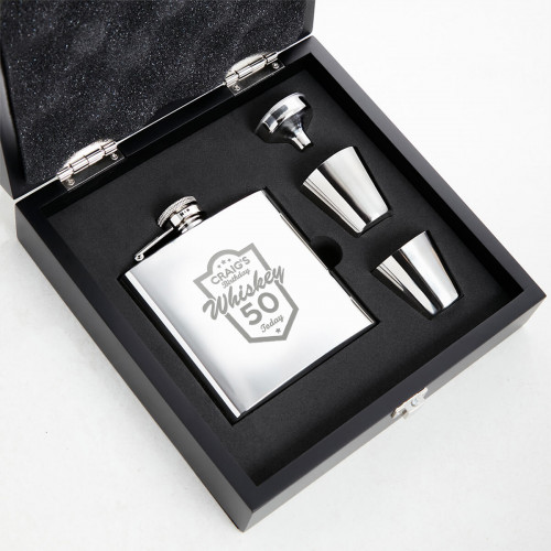 Personalised hip flask