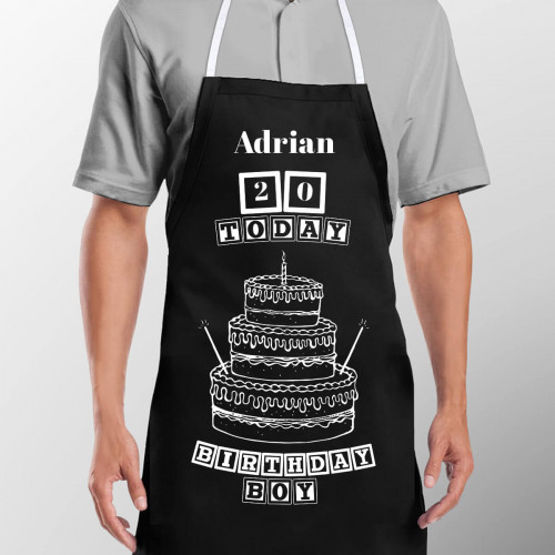 Personalised Birthday Cake Apron 