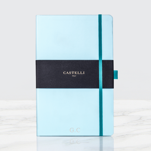 Personalised Blue Castelli Notebook