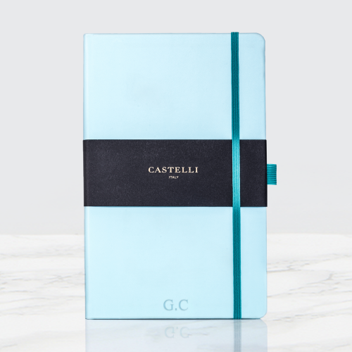 Personalised Blue Castelli Notebook