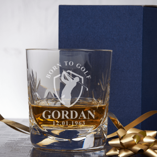 Born To Golf 400ml Whiskey Tumbler