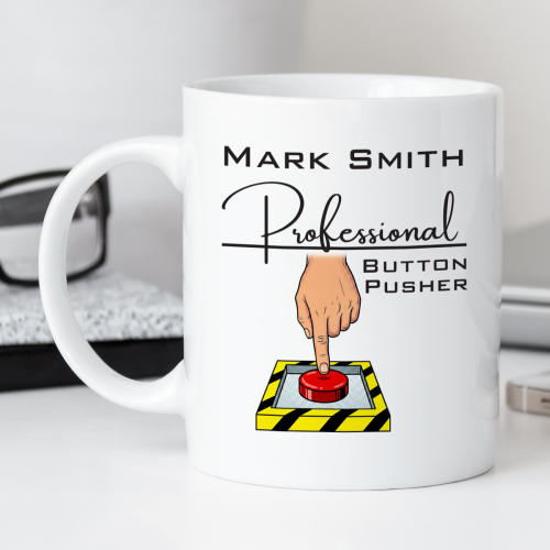 Professional Button Pusher Durham Mug