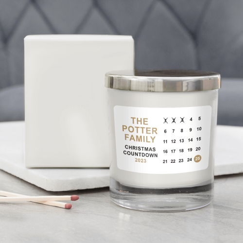 Personalised Candle