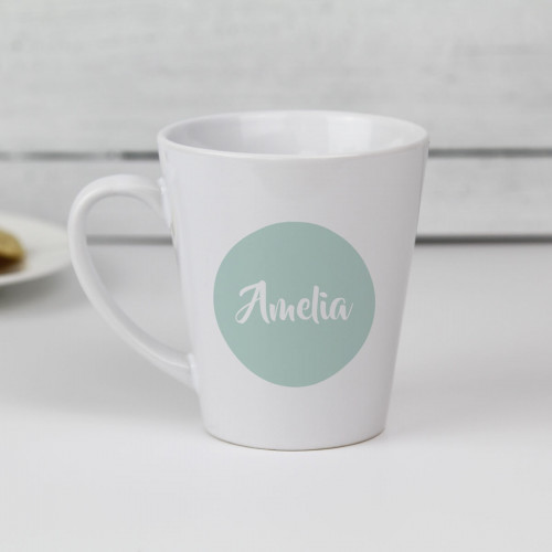 Personalised small Latte mug