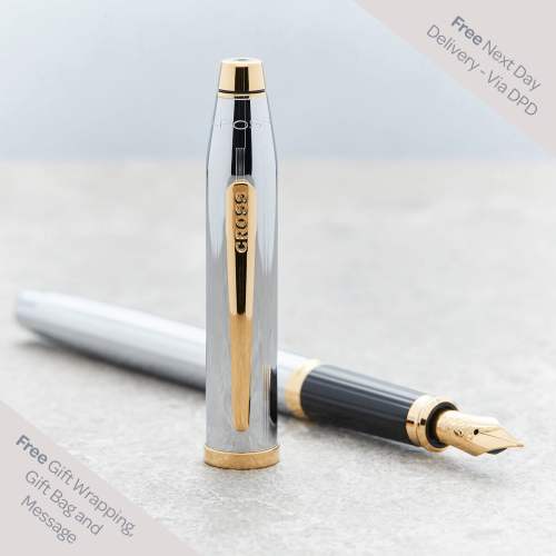 personalised Cross Century II Lustrous Medalist Fountain Pen