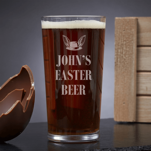 Easter Beer Pint Glass