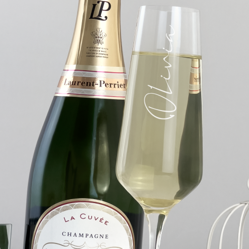 Elegant Name 180ml Infinity Champagne Flute