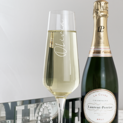 Elegant Name 180ml Infinity Champagne Flute