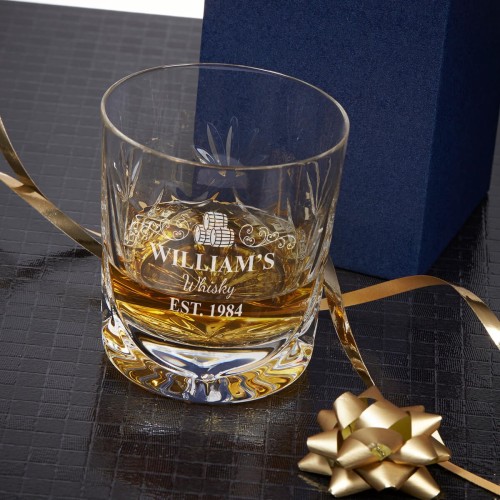 Barrel Name Crystal Whisky Tumbler 