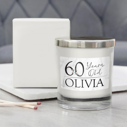 Personalised Candle