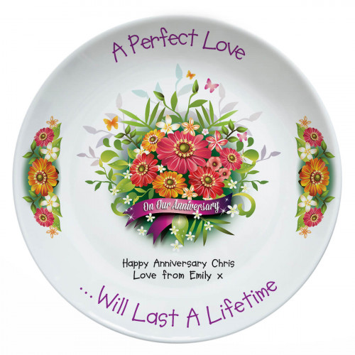 personalised General Anniversary Plate