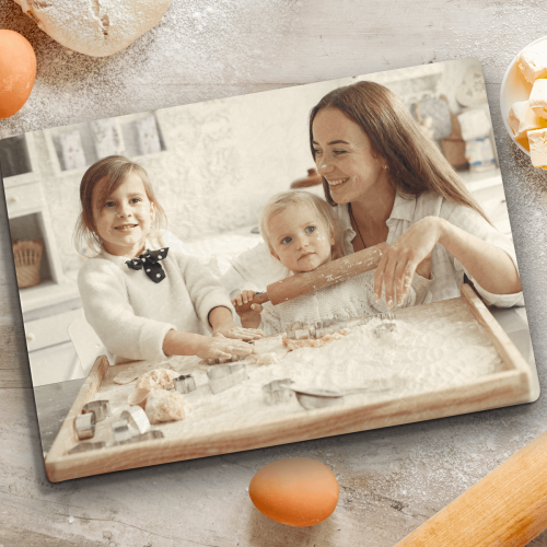 personalised Glass Chopping Board